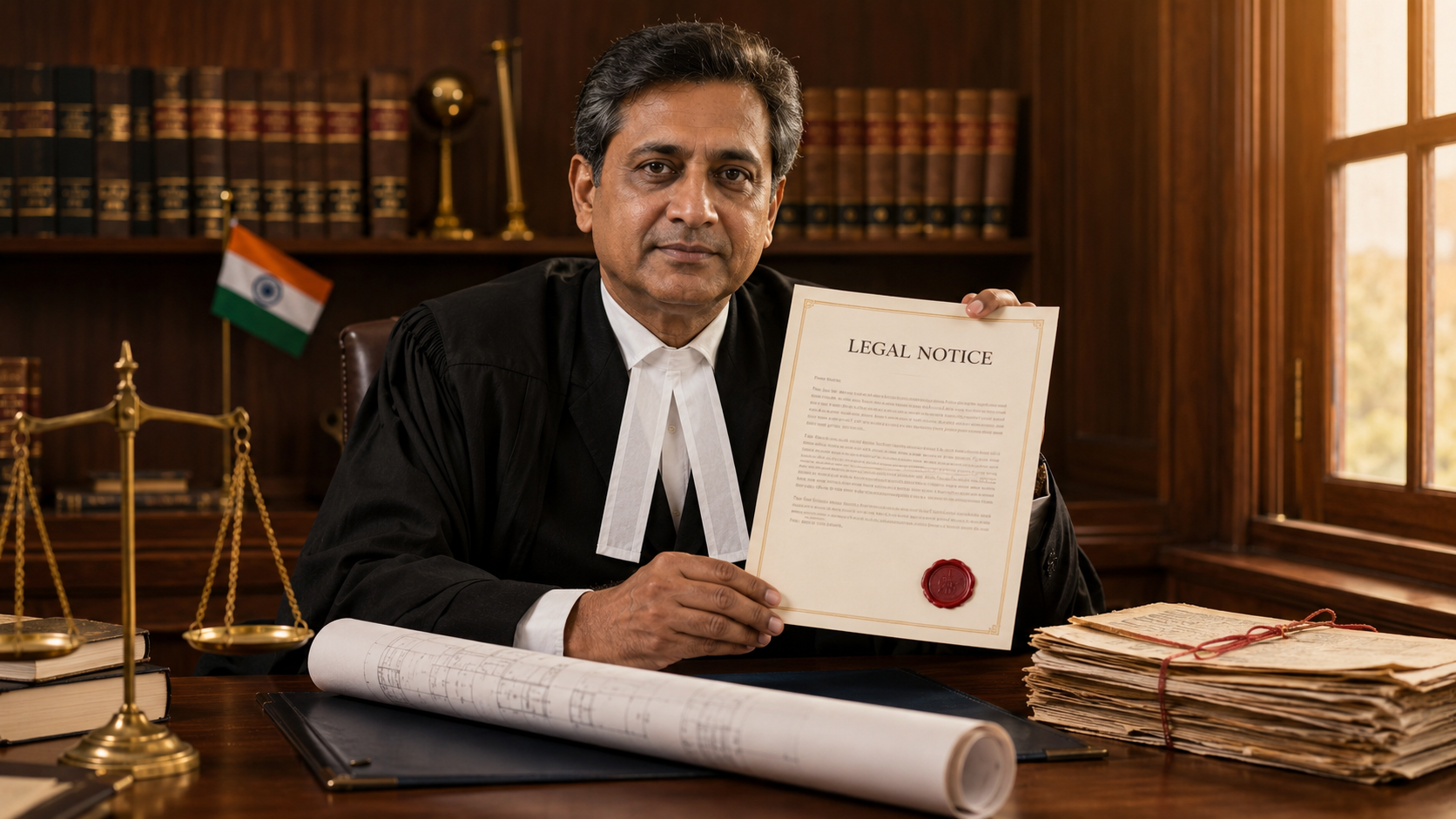 Legal notice for property dispute in India