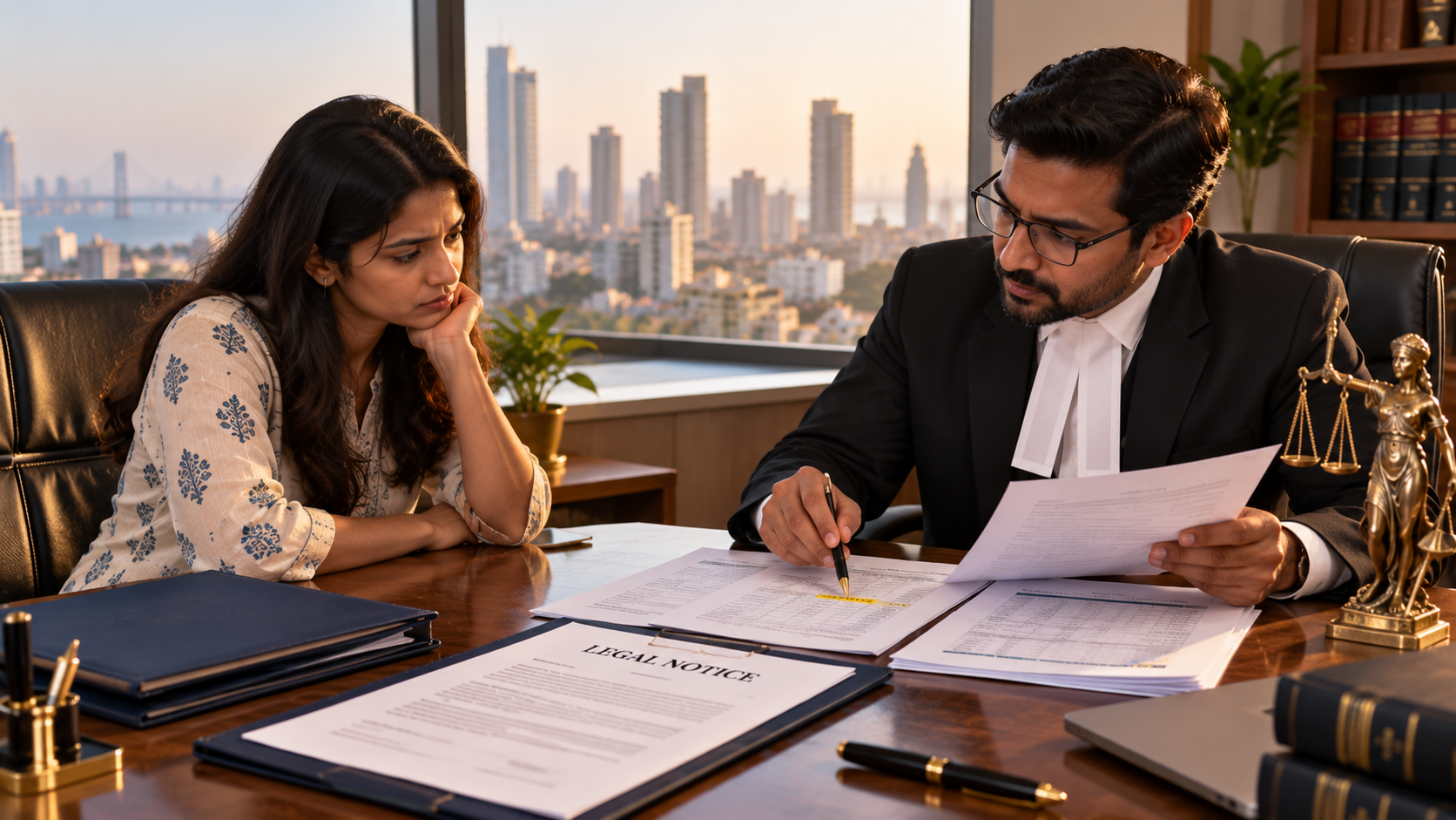 Unpaid salary legal notice to employer in Mumbai with salary slips and bank statements as evidence