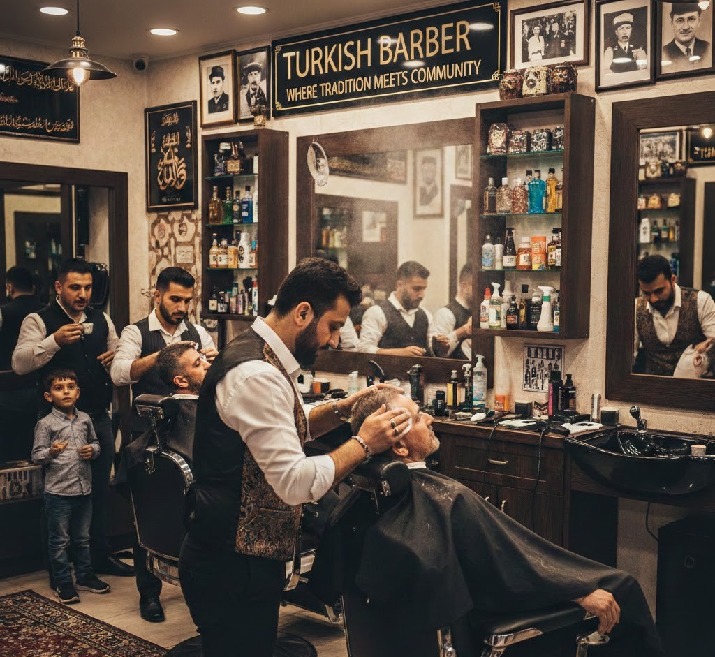 In Turkey, the barbershop is a sacred space—not just for grooming, but for connection. It’s where conversations