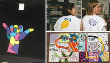 make your own t shirts and tiles with byob london how to make own shirts