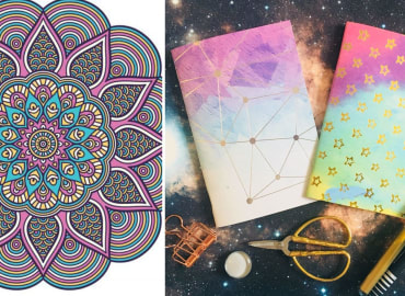 Mindful Crafting Club: Mandala colouring & notebooks!