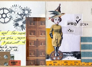 סדנת קולאז׳ ליצירת יומן מסע חזותי - בדרך שלך