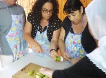 בישול גלילי ערבי עם משפחה מקומית בלב הגליל הירוק