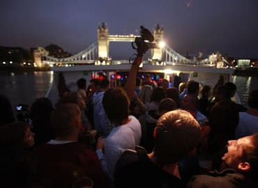 Party Cruise Down the River Thames