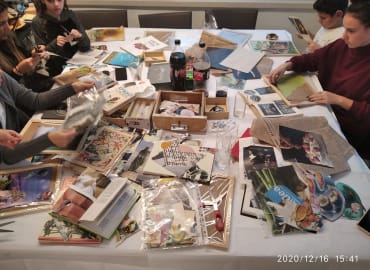 סדנת קולאז' סוריאליסטי