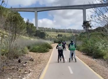 מתגלגלים ביחד: פארק המסילה בירושלים