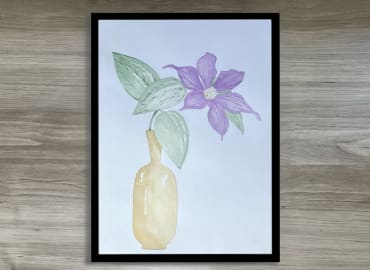 סדנת ציור בצבעי מים