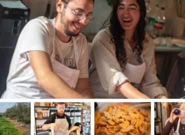 סדנת פסטה טרייה בכרם קסום ❤️🍷 עם טעימת שמן זית מודרכת