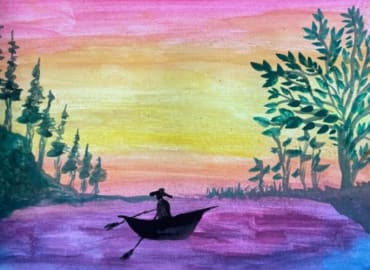 ציור בצבעי מים