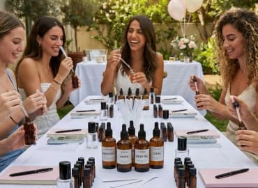 🎉 ניחוחות של חגיגה - סדנת רקיחת בושם אישי ליום הולדת