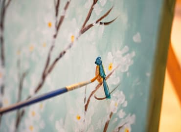 סדנת ציור יצירתי בטכניקות פשוטות