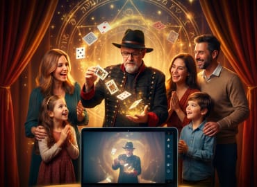 המעבדה של קליוסטרו - הקוסם בזום על המסך שלך