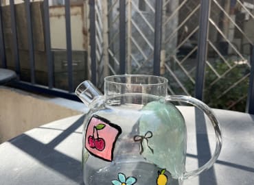 סדנת צביעה כלי זכוכית 