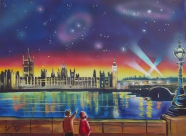 PopUp Painting: Paint London! + Prosecco
