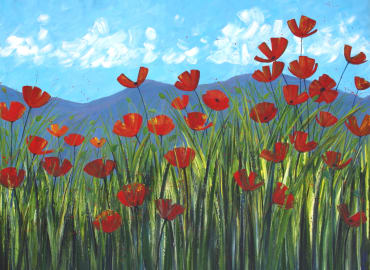 PopUp Painting: Paint the Poppy!