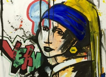 PopUp Painting: Paint like Banksy + Wine & Antipasti