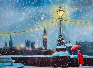PopUp Painting: Paint London! + Glass of Wine