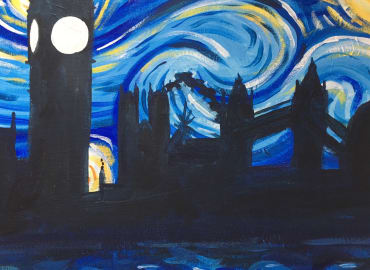 PopUp Painting: Paint Starry Night Over London!