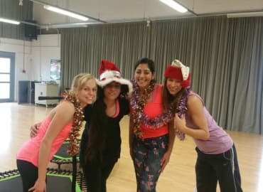 Christmas Themed Jump Fun in Kingsbury