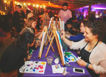 PopUp Painting: Christmas Special!+ Wine