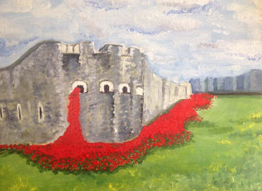 PopUp Painting: Paint Poppies + Wine + £5 Donation 