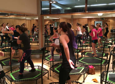 Jumping Fitness Trampoline Workout in Harrow