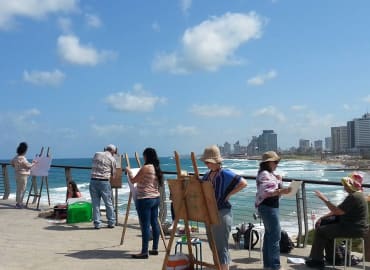 מכחול וצבע - ציור ורישום ביפו העתיקה ובנמל
