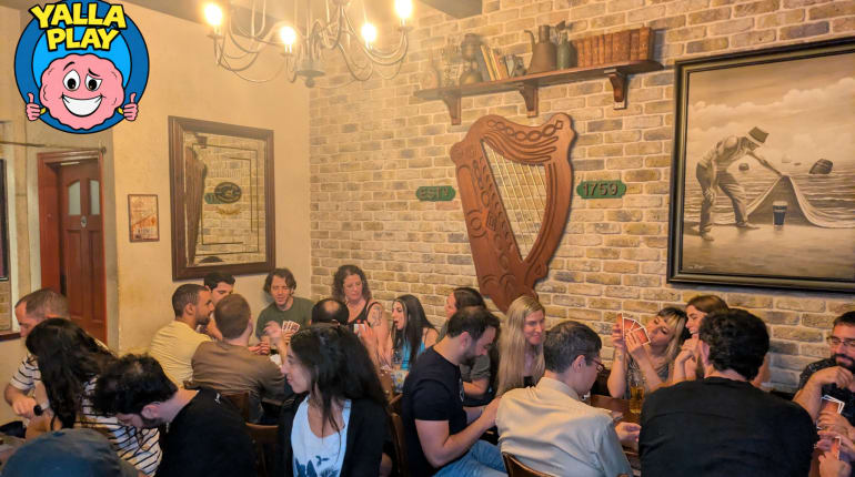 יאללה פליי- ערב משחקים חברתי לכולם+ חדר נפרד לרווקים