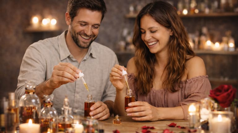 ספיישל וולנטיין: סדנה זוגית חגיגית להכנת בשמים יוקרתיים