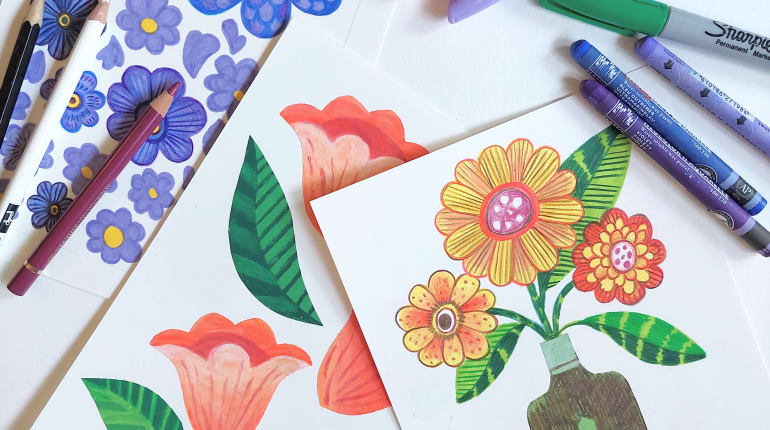 לעורר את היצירתיות: סדנת איור בוטני 