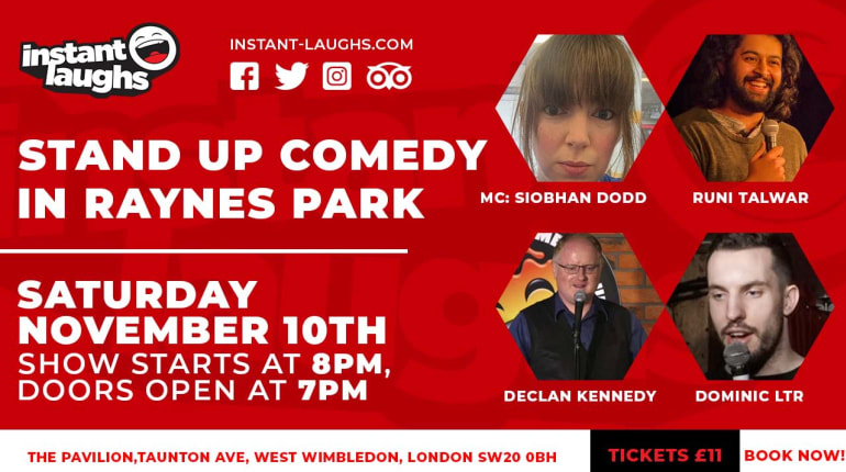 Stand up comedy in Raynes Park