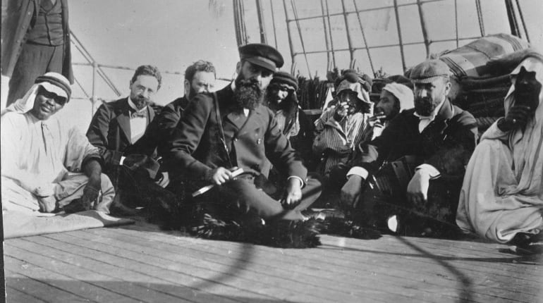 שחזור מסע הרצל בארץ ישראל