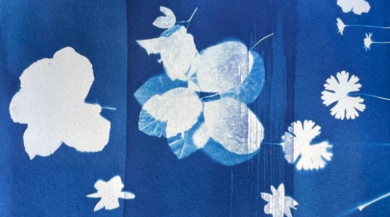 סדנת ציאנוטייפ - הדפס שמש - זוגית פרטית 