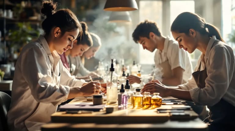 🌿 ניחוחות של הצלחה – סדנת רקיחת בושם אישי לעובדים