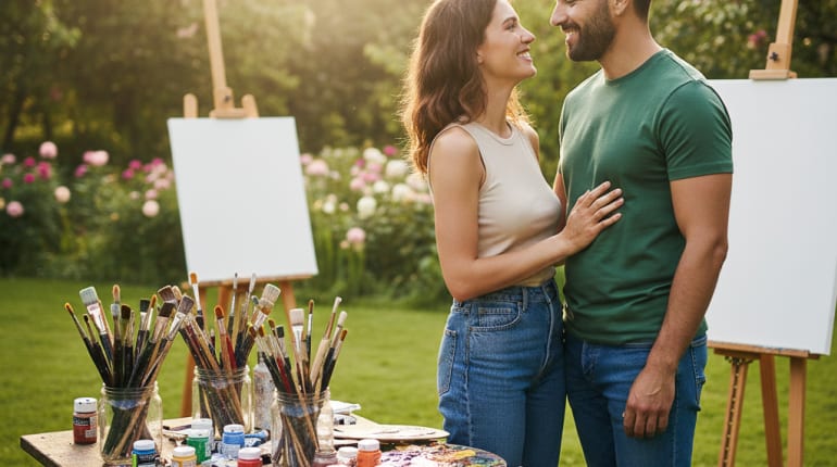 זמן זוגי בצבע  - סדנה זוגית 