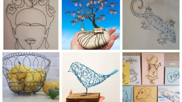 קורס פיסול בחוטי ברזל