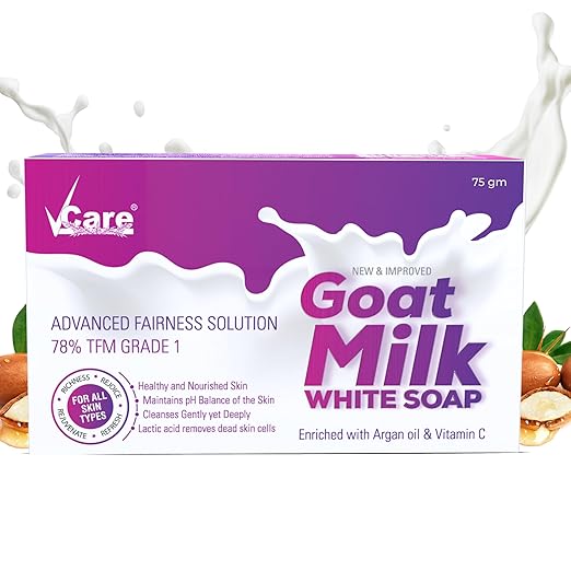 Vcare Goat Milk White Soap 75g