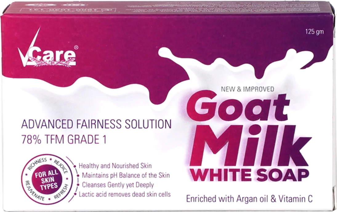Vcare Goat Milk White Soap 125g