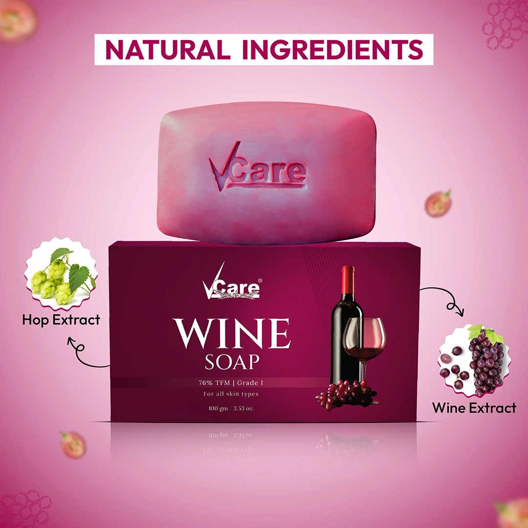 Vcare Wine Soap 100g