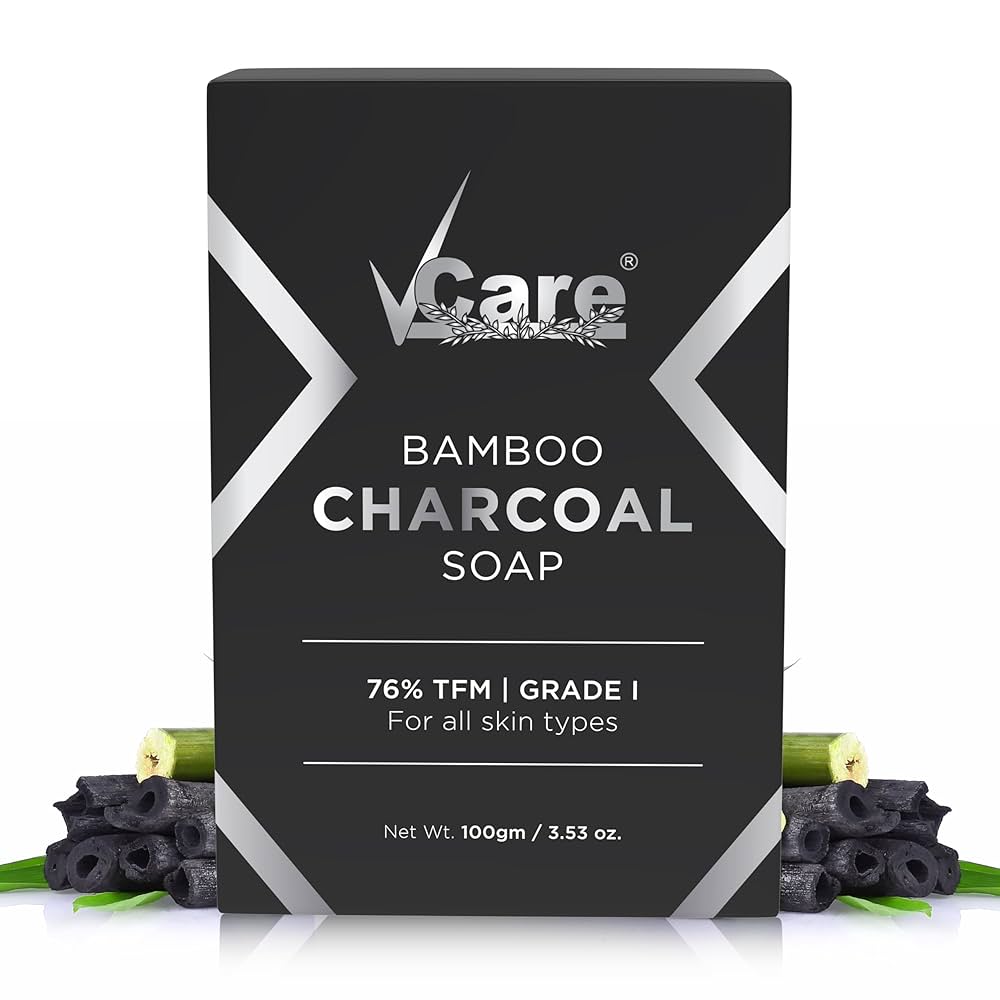 Vcare Bamboo Charcoal  Soap 100g