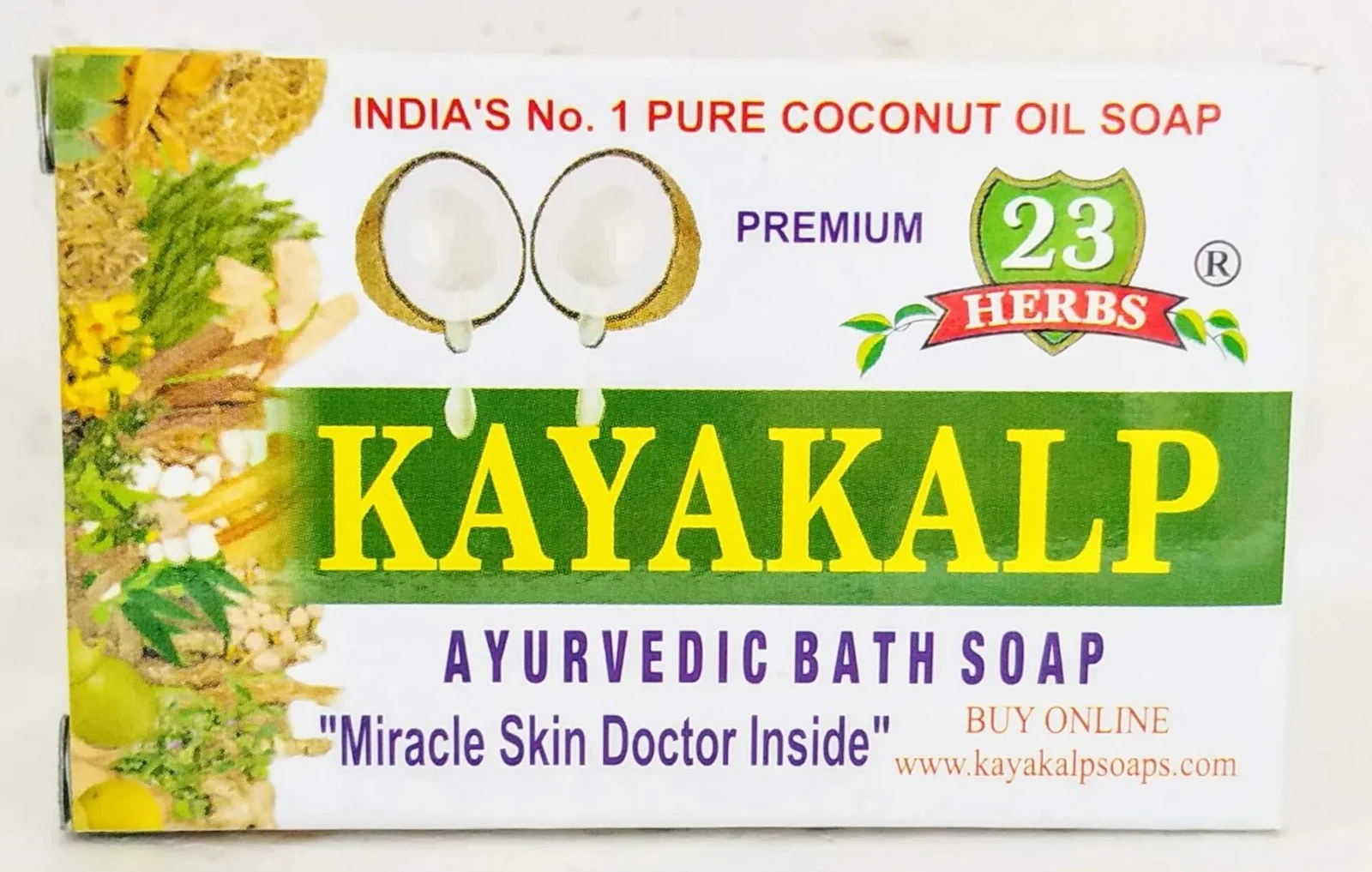 23 Herbs Kayakalp Ayurvedic Bath Soap 75g