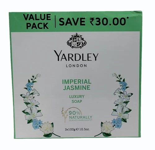 Yardley London Imperial Jasmine Luxury Soap - 300g Value Pack Save RS 30