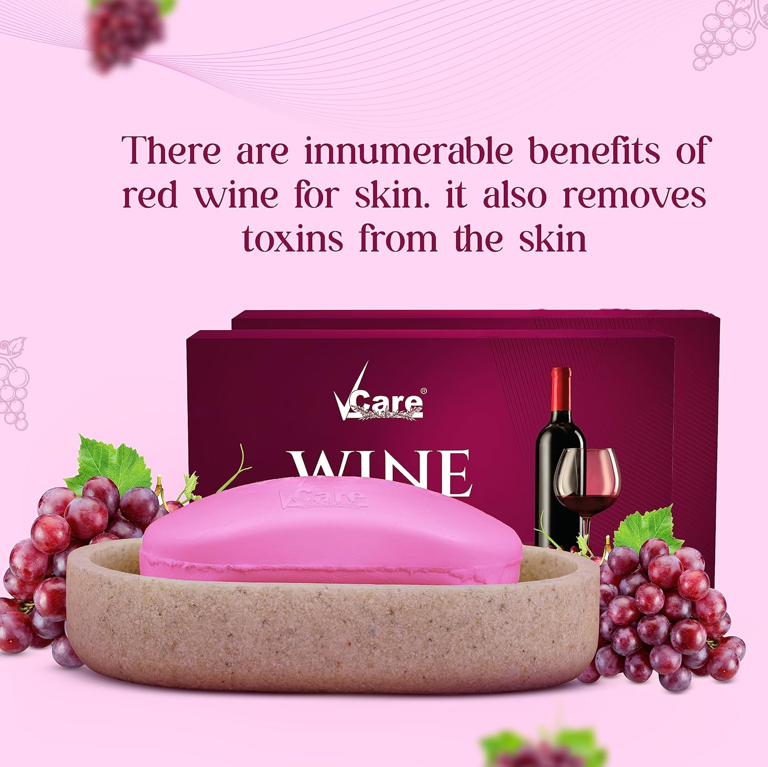 Vcare Wine Soap 100g - extra image
