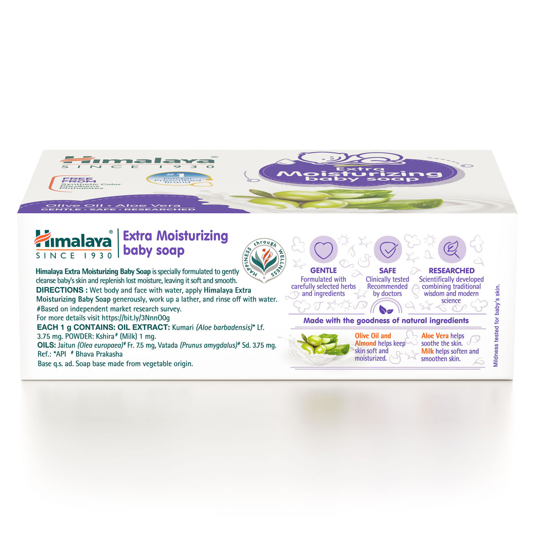 Himalaya Extra Moisturizing Baby Soap 75g - extra image