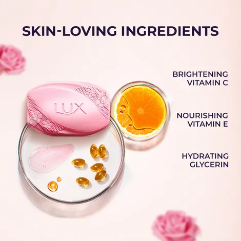 LUX Rose & Vitamin - E - Soft - Glow Skin Soap, 150g (Pack of 3) (3 x 150 g) - extra image