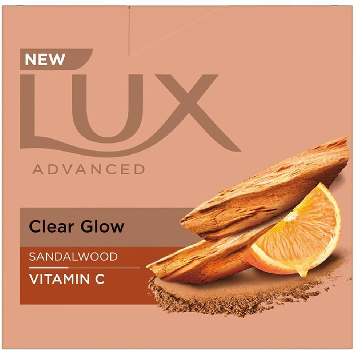 LUX Sandalwood, Bath Soap, 100g, for Clear, Glowing Skin, with Pure Sandalwood Oil & Vitamin C, Suitable for all Skin Types - extra image