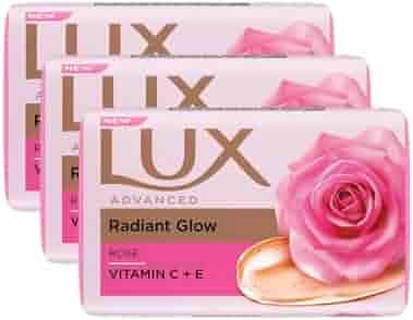 LUX Rose & Vitamin - E - Soft - Glow Skin Soap, 150g (Pack of 3) (3 x 150 g)