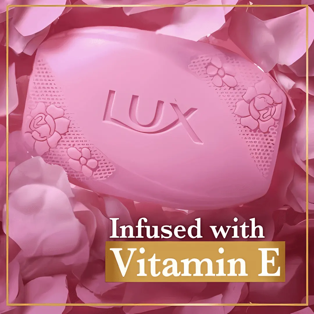LUX Rose & Vitamin - E - Soft - Glow Skin Soap, 150g (Pack of 3) (3 x 150 g) - extra image