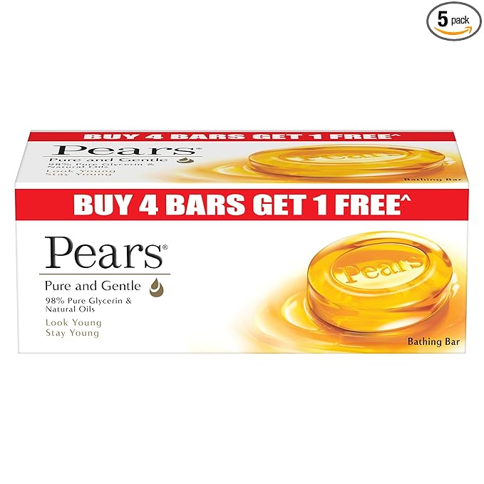 Pears Pure And Gentle - 500g + 125g Free (Buy 4 Get 1 Free)