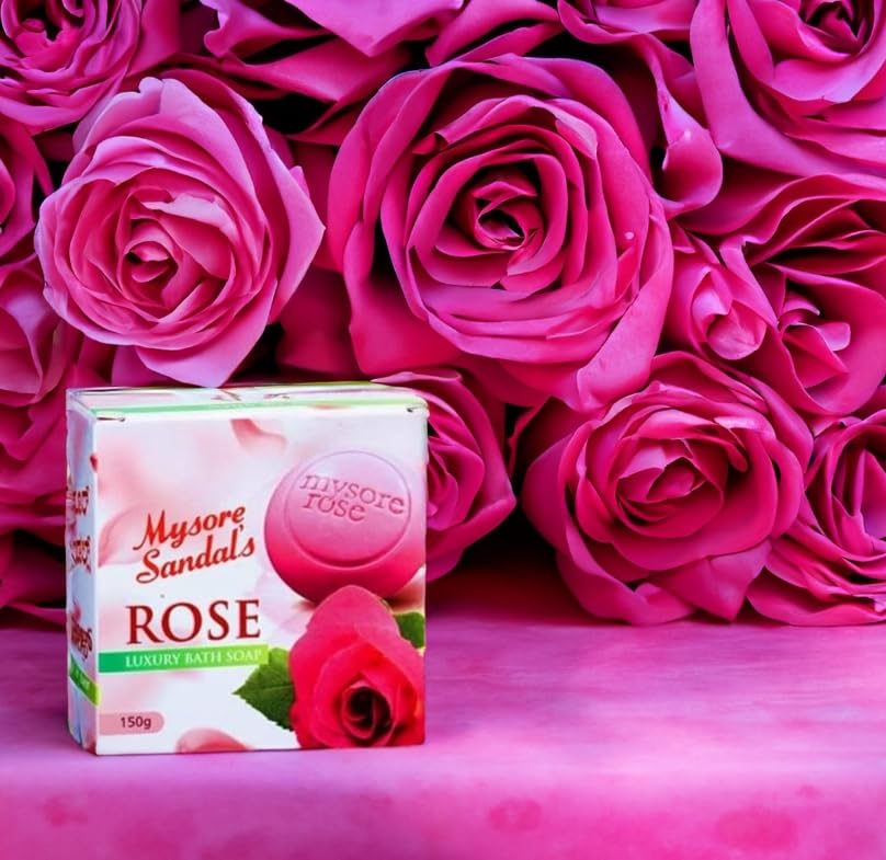 Mysore Sandal Rose Soap - 150gm